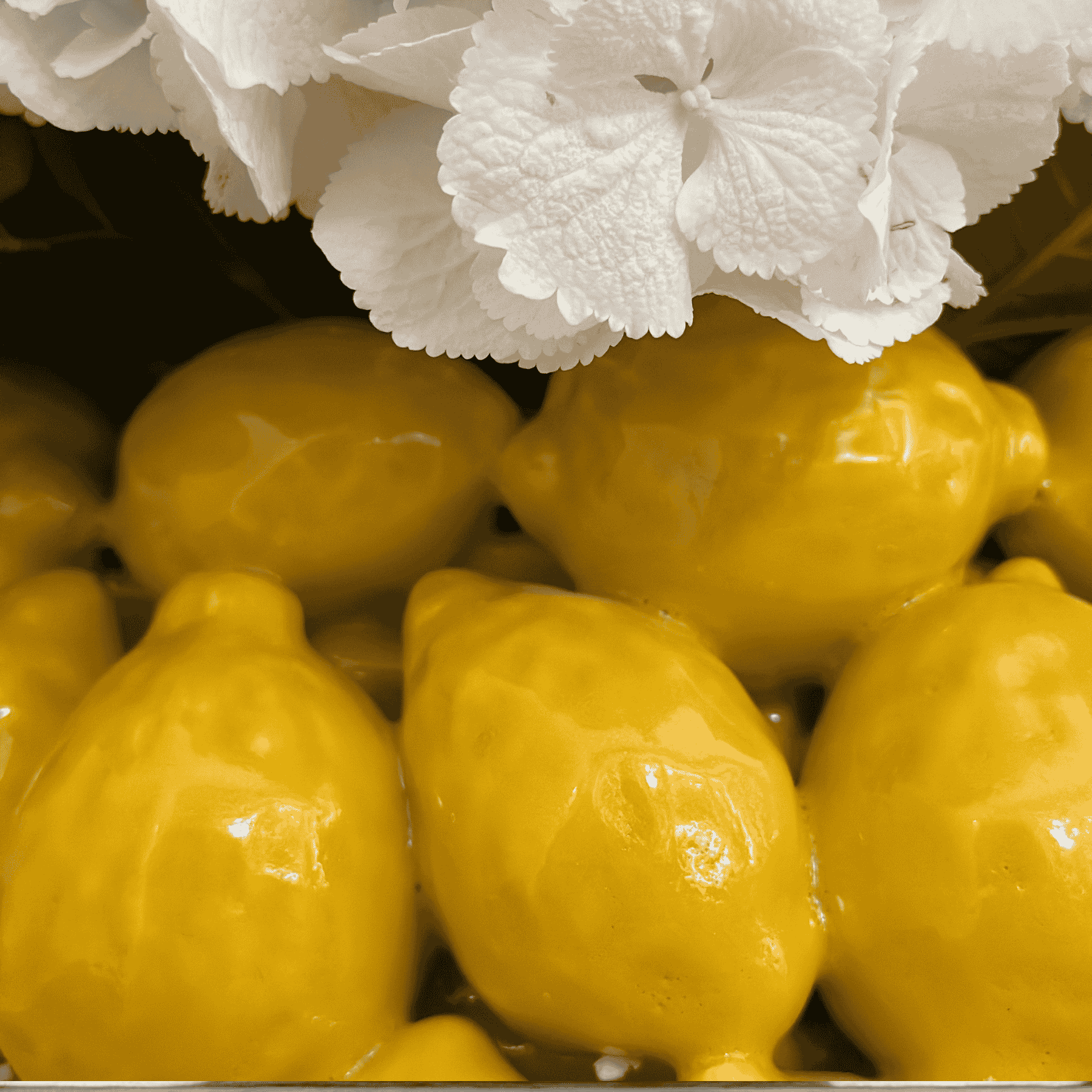 Zitronenvase aus Keramik – Sommerliches Deko-Highlight