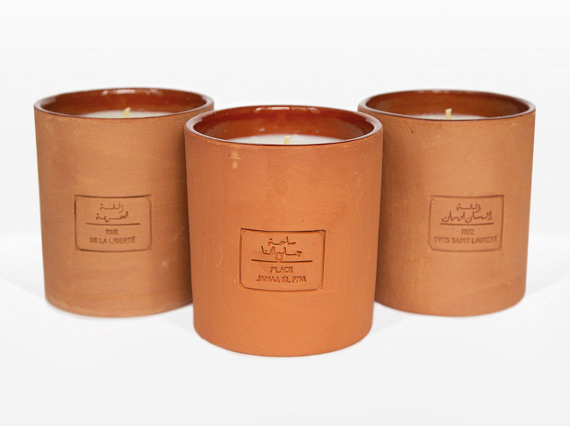 Scented candle 40,000 MARRAKECH - Collection in terracotta