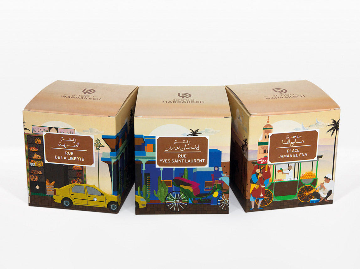 Scented candle 40,000 MARRAKECH - Collection in terracotta