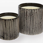 Duftkerze im ZEBRA Design - designmaroc.de