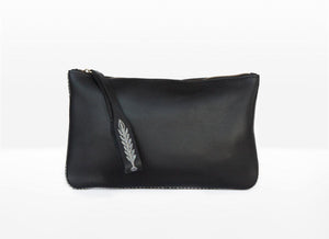 Ledertasche - Ausgehtasche - schwarz - designmaroc.de
