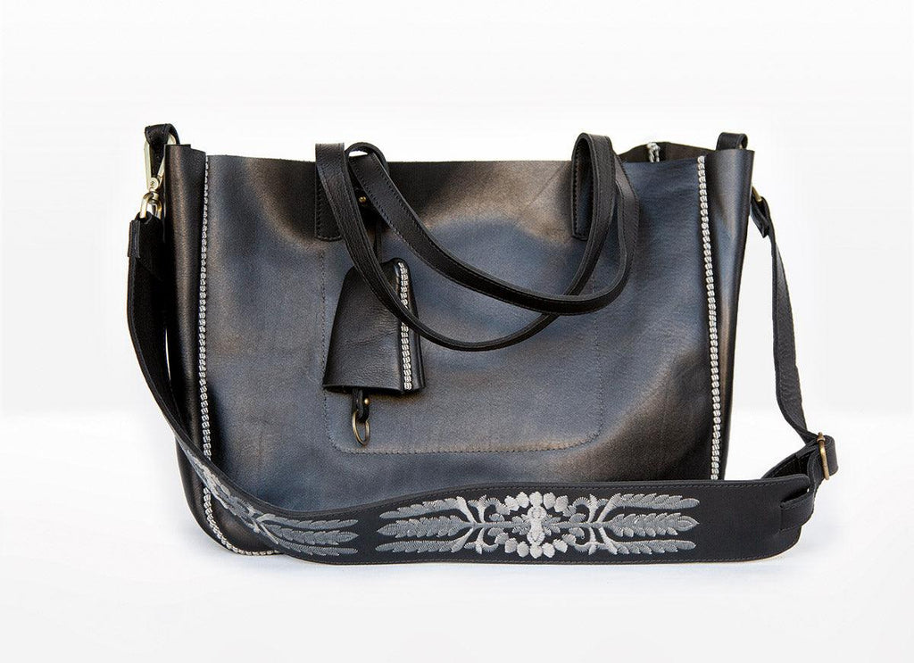 Ledertasche - Shopper - schwarz - designmaroc.de
