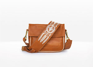 Ledertasche - Schultertasche - hellbraun - designmaroc.de